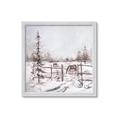 Picture of Animal in winter _GroupedProduct_Square_Framed_Matted_