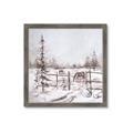 Picture of Animal in winter _GroupedProduct_Square_Framed_Matted_