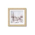 Picture of Animal in winter _GroupedProduct_Square_Framed_Matted_