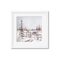 Picture of Animal in winter _GroupedProduct_Square_Framed_Matted_