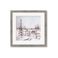 Picture of Animal in winter _GroupedProduct_Square_Framed_Matted_