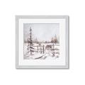 Picture of Animal in winter _GroupedProduct_Square_Framed_Matted_