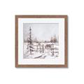 Picture of Animal in winter _GroupedProduct_Square_Framed_Matted_