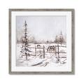 Picture of Animal in winter _GroupedProduct_Square_Framed_Matted_
