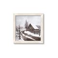Picture of WInter road _GroupedProduct_Square_Framed_Matted_
