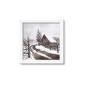 Picture of WInter road _GroupedProduct_Square_Framed_Matted_