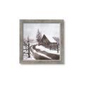 Picture of WInter road _GroupedProduct_Square_Framed_Matted_