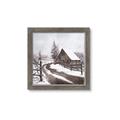 Picture of WInter road _GroupedProduct_Square_Framed_Matted_