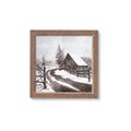 Picture of WInter road _GroupedProduct_Square_Framed_Matted_