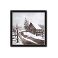 Picture of WInter road _GroupedProduct_Square_Framed_Matted_