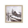 Picture of WInter road _GroupedProduct_Square_Framed_Matted_