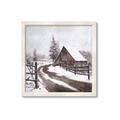 Picture of WInter road _GroupedProduct_Square_Framed_Matted_