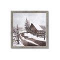 Picture of WInter road _GroupedProduct_Square_Framed_Matted_