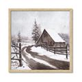 Picture of WInter road _GroupedProduct_Square_Framed_Matted_