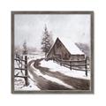 Picture of WInter road _GroupedProduct_Square_Framed_Matted_
