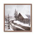 Picture of WInter road _GroupedProduct_Square_Framed_Matted_