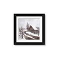 Picture of WInter road _GroupedProduct_Square_Framed_Matted_