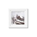 Picture of WInter road _GroupedProduct_Square_Framed_Matted_