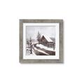 Picture of WInter road _GroupedProduct_Square_Framed_Matted_