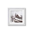 Picture of WInter road _GroupedProduct_Square_Framed_Matted_