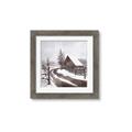 Picture of WInter road _GroupedProduct_Square_Framed_Matted_