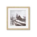 Picture of WInter road _GroupedProduct_Square_Framed_Matted_