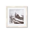 Picture of WInter road _GroupedProduct_Square_Framed_Matted_