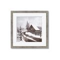 Picture of WInter road _GroupedProduct_Square_Framed_Matted_