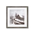 Picture of WInter road _GroupedProduct_Square_Framed_Matted_