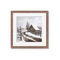 Picture of WInter road _GroupedProduct_Square_Framed_Matted_