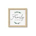 Picture of Family Where Life Begins I _GroupedProduct_Square_Framed_Matted_