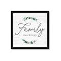 Picture of Family Where Life Begins I _GroupedProduct_Square_Framed_Matted_