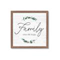 Picture of Family Where Life Begins I _GroupedProduct_Square_Framed_Matted_