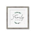 Picture of Family Where Life Begins I _GroupedProduct_Square_Framed_Matted_