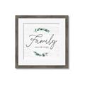 Picture of Family Where Life Begins I _GroupedProduct_Square_Framed_Matted_