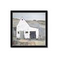 Picture of Barn with fence _GroupedProduct_Square_Framed_Matted_