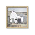 Picture of Barn with fence _GroupedProduct_Square_Framed_Matted_