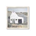 Picture of Barn with fence _GroupedProduct_Square_Framed_Matted_
