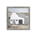 Picture of Barn with fence _GroupedProduct_Square_Framed_Matted_