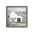 Picture of Barn with fence _GroupedProduct_Square_Framed_Matted_