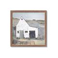 Picture of Barn with fence _GroupedProduct_Square_Framed_Matted_