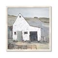 Picture of Barn with fence _GroupedProduct_Square_Framed_Matted_
