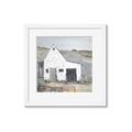 Picture of Barn with fence _GroupedProduct_Square_Framed_Matted_