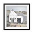 Picture of Barn with fence _GroupedProduct_Square_Framed_Matted_
