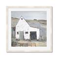 Picture of Barn with fence _GroupedProduct_Square_Framed_Matted_
