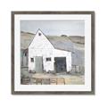 Picture of Barn with fence _GroupedProduct_Square_Framed_Matted_