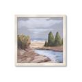 Picture of Small Lake in the Desert _GroupedProduct_Square_Framed_Matted_
