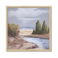 Picture of Small Lake in the Desert _GroupedProduct_Square_Framed_Matted_