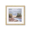 Picture of Small Lake in the Desert _GroupedProduct_Square_Framed_Matted_
