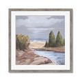 Picture of Small Lake in the Desert _GroupedProduct_Square_Framed_Matted_